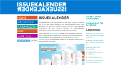 Desktop Screenshot of issuekalender.nl